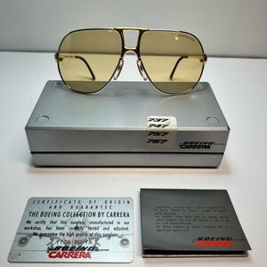 Vintage Carrera Boeing Aviator Sunglasses